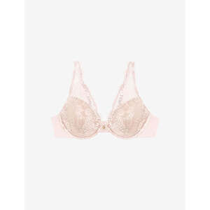 ThirdLove Lace Contour Plunge Bra Size 36Gsoft-pink / 36G